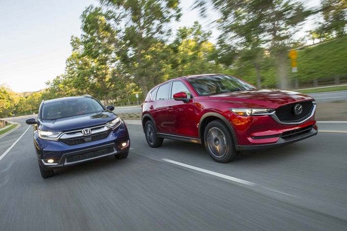 Honda CR-V và Mazda CX-5 - cuộc so kè khốc liệt